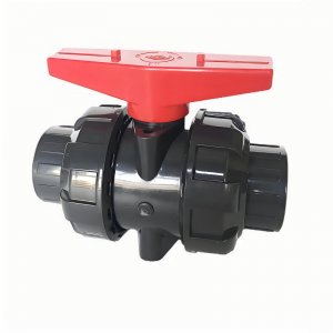 帶平臺的UPVC承插球閥，可加裝電氣動執行